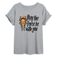thumbnail image 1 of Star Wars - May The Force Be With You - Women's Oversized Graphic T-Shirt, 1 of 4