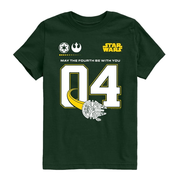 Star Wars - May The Fourth Jersey - Youth Boys Short Sleeve Graphic T-Shirt
