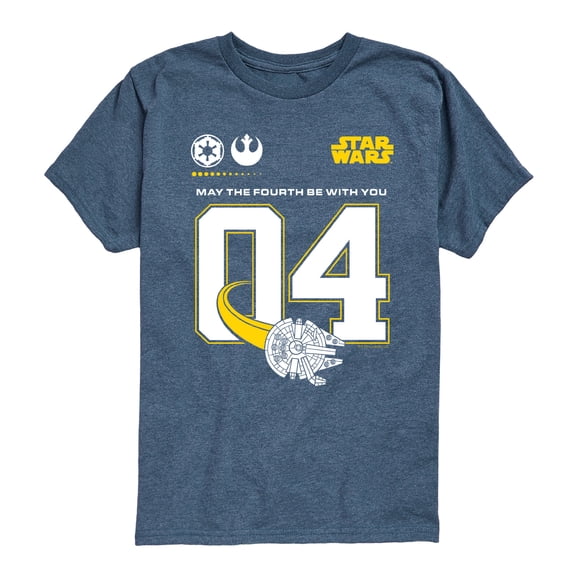 Star Wars - May The Fourth Jersey - Youth Boys Short Sleeve Graphic T-Shirt