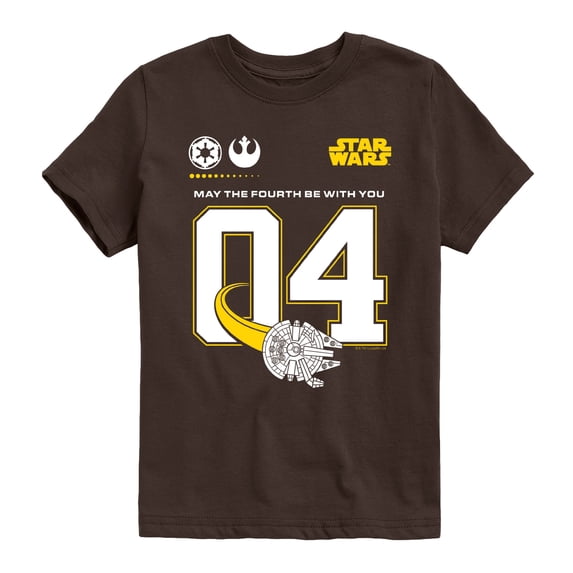 Star Wars - May The Fourth Jersey - Youth Boys Short Sleeve Graphic T-Shirt