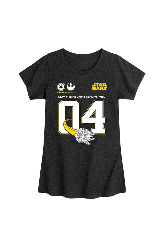 - May The Fourth Jersey - Youth Girls Fitted Short Sleeve T-Shirt