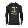 thumbnail image 1 of Star Wars May the 4th Be With You 2024 Lightsabers - Pullover Hoodie for Adults - Customized-Black, 1 of 5