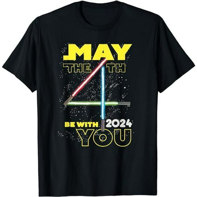 Star Wars May the 4th Be With You 2024 Lightsabers TShirt