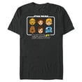 thumbnail image 1 of Star Wars May the 4th Be With You Classic Movie Characters - Short Sleeve Blended T-Shirt for Adults - Customized-Dark Heather, 1 of 5