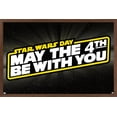 thumbnail image 1 of Star Wars - May the 4th - Logo Wall Poster, 22.375" x 34" Framed, 1 of 5