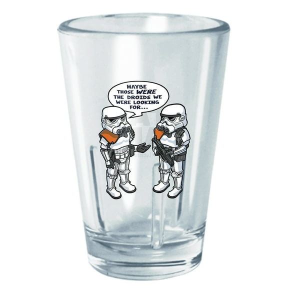 Star Wars Maybe Those Were the Droids  Tritan Shot Glass Clear 2 oz.