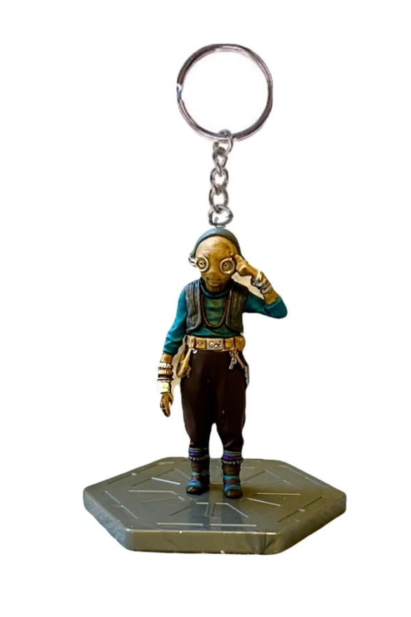 Star Wars Maz Kanata Key Ring Keychain Ornament Figurine Figure Pirate Queen PVC New