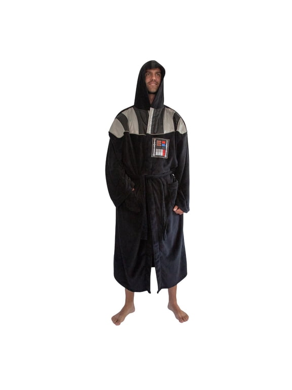 Star Wars Men's & Big Men;s Darth Vader Fleece Bathrobe, Mens Robes