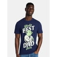 Star Wars Yoda Men's and Big Men's Father's Day Graphic Tee, Sizes XS ...
