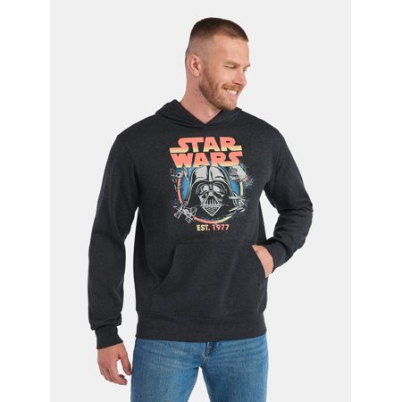 Star Wars, Men's & Big Men's Graphic Hoodie, Vader, Sizes XS-5XL