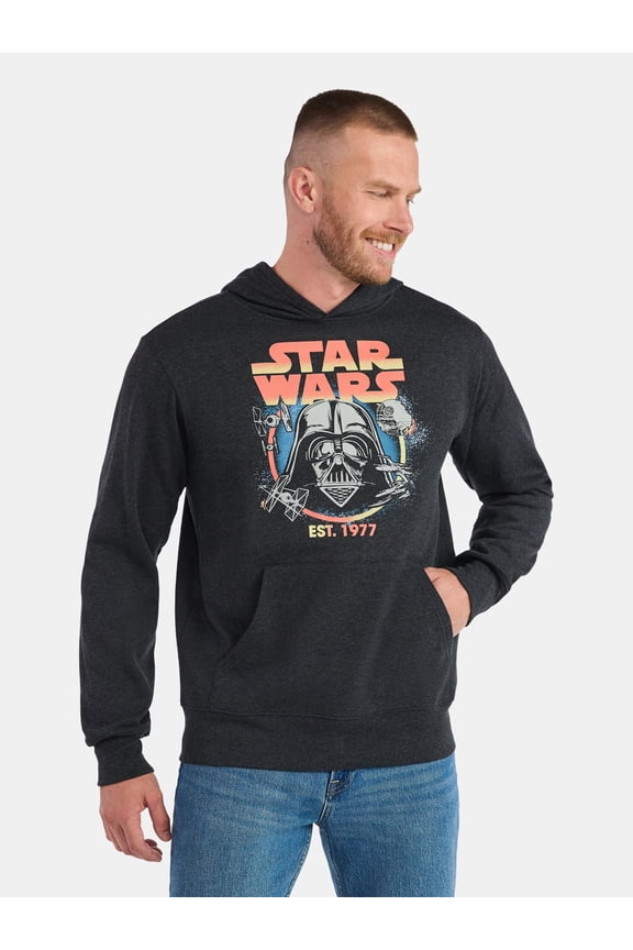 , Men's & Big Men's Graphic Hoodie, Vader, Sizes XS-5XL