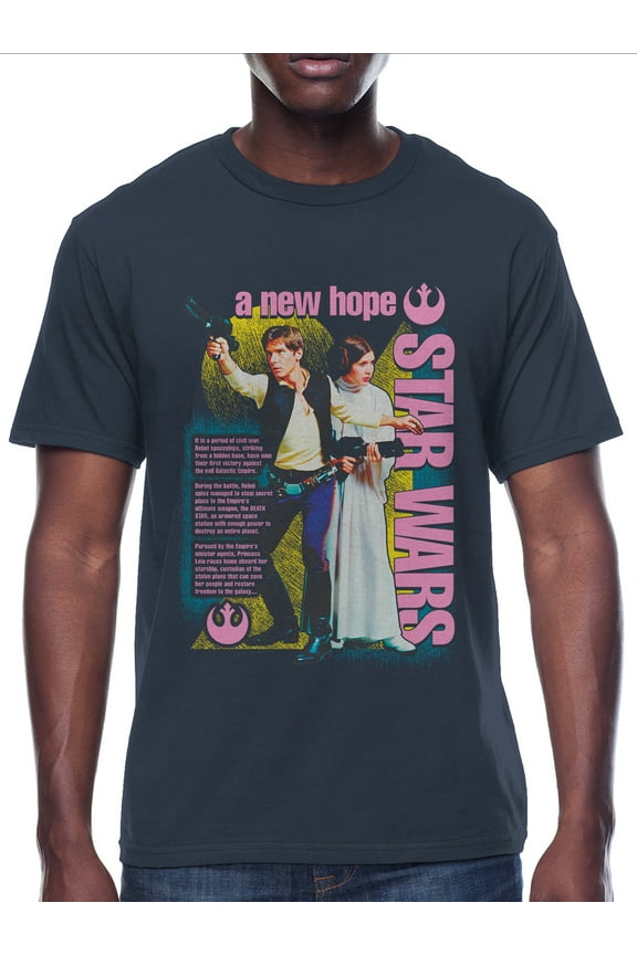 , Revenge of the Sith, Men's & Big Men's Graphic T-Shirt, A New Hope, Sizes S-3XL
