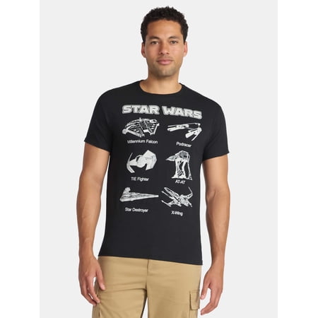 The Mandalorian Mandalorian Star Wars Men's and Big Men's Graphic Tee with Short Sleeves, Sizes S-3XL