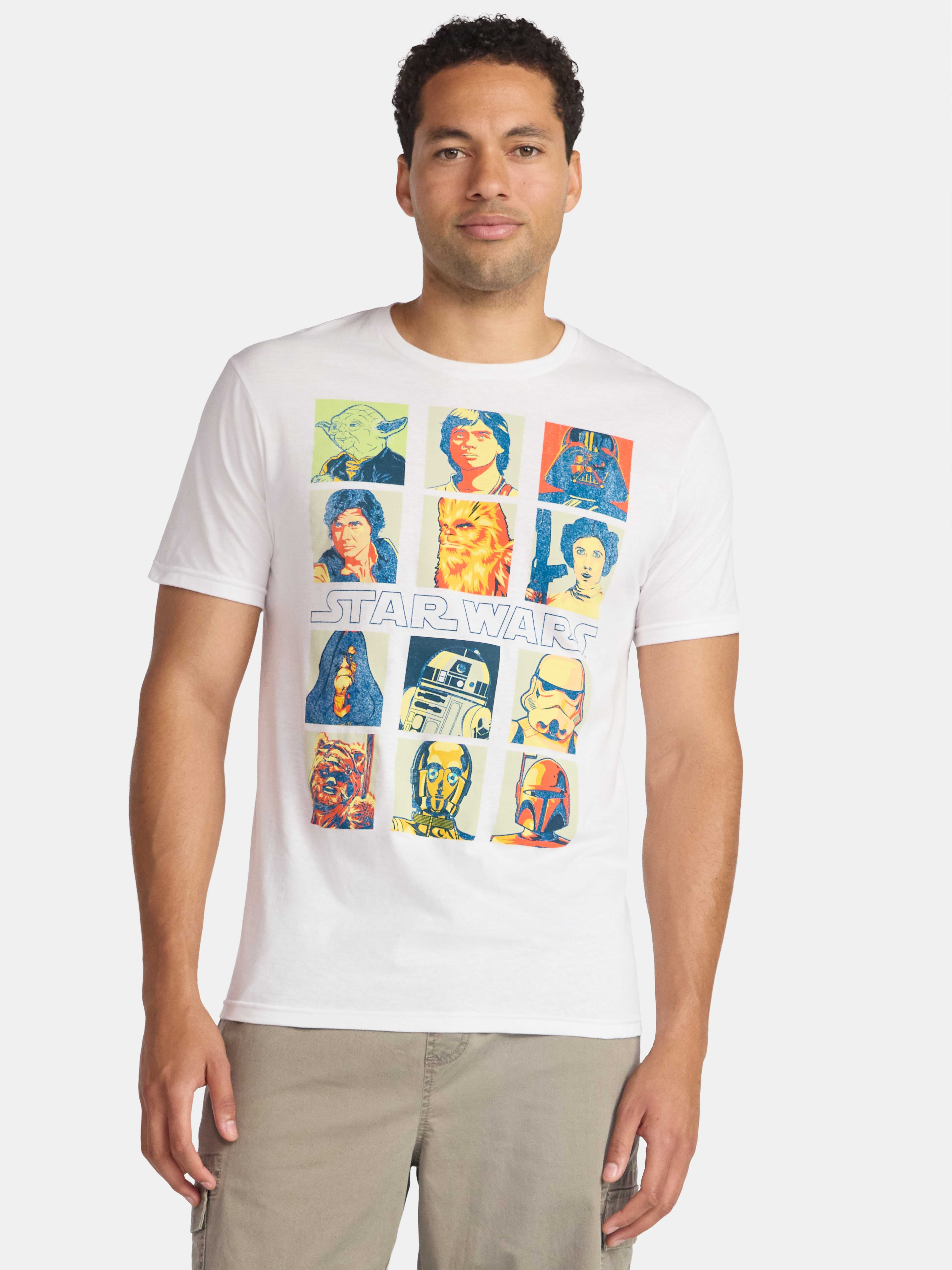 Star Wars Short Sleeve Graphic Crew Neck Relaxed Fit T-Shirt