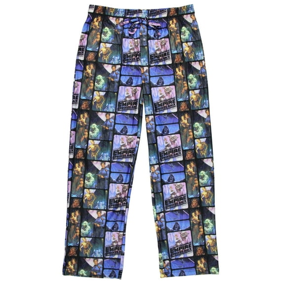 Star Wars Men's Empire Strikes Back Poster Scenes Lounge Pants Pajama Pants (SM)