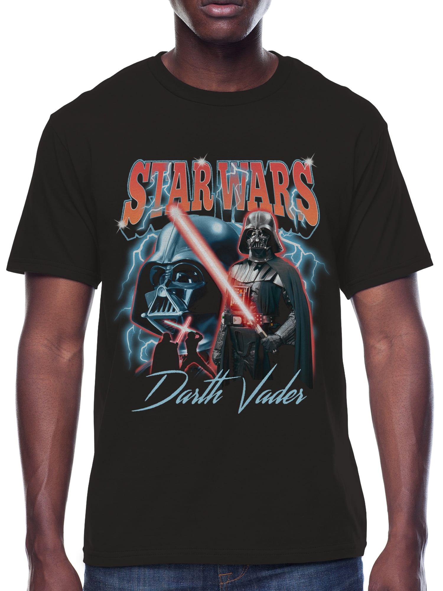Star Wars Darth Vader, Mens Graphic Short Sleeve Tee, Sizes XS-3XL Star Wars Darth Vader, Mens Graphic Short Sleeve Tee, Sizes XS-3XL