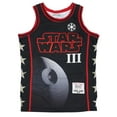 thumbnail image 1 of Star Wars Men's Headgear Classics Embroidered Basketball Jersey (Small, Darth Vader), 1 of 2