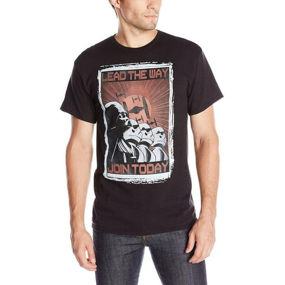 Star Wars Men's Lead The Way T-shirt Small Black