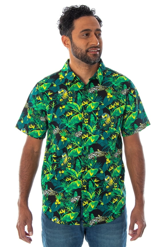 Star Wars Men's Millennium Falcon And R2-D2 Tropical Hawaiian Shirt