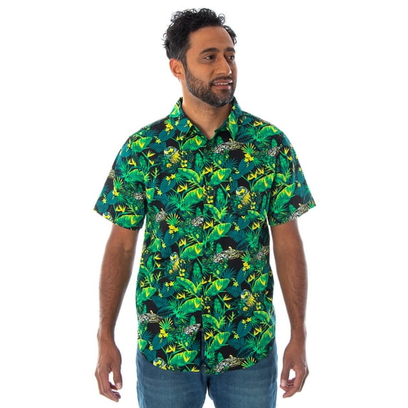 Star Wars Men's Millennium Falcon And R2-D2 Tropical Hawaiian Shirt