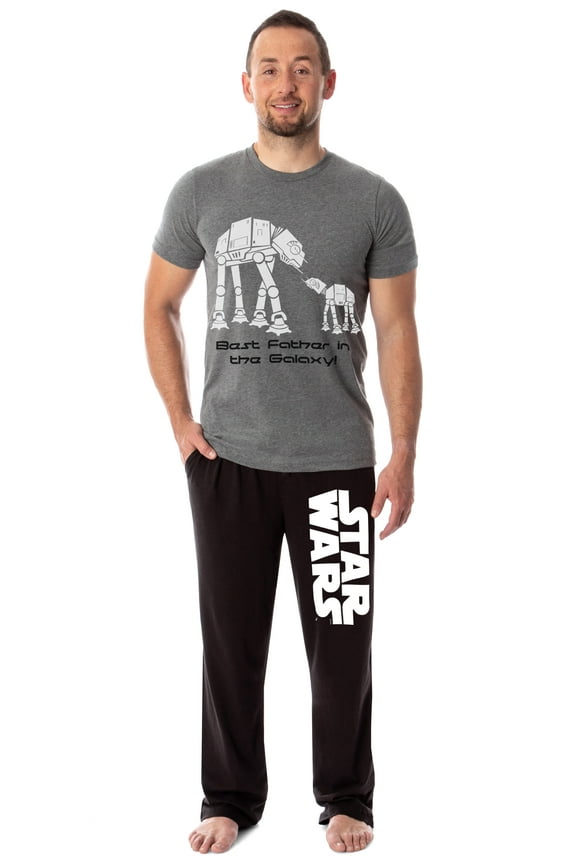 Star Wars Men's Pajamas Best Father In The Galaxy! Shirt And Pants Pajama Set