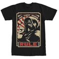 thumbnail image 1 of Star Wars Men's Rule T-shirt Large Black, 1 of 1