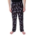 thumbnail image 1 of Star Wars Men's The Mandalorian Mando and Baby Yoda Sleepwear Pajama Pants, 1 of 8
