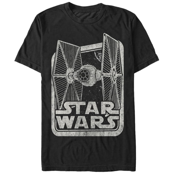 Star Wars Men's Tie Box Slim Fit T-shirt XX-Large Black