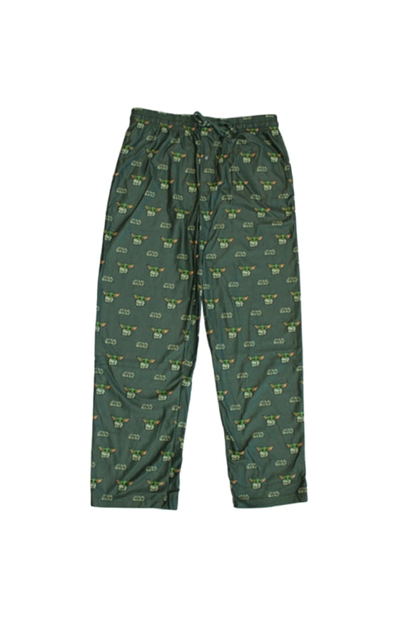 Men's Yoda Green Pajama Pants (Large)