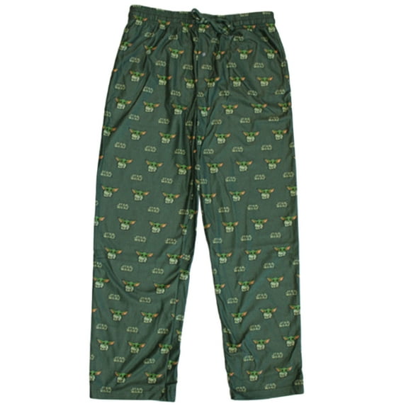 Star Wars Men's Yoda Green Pajama Pants (XL)