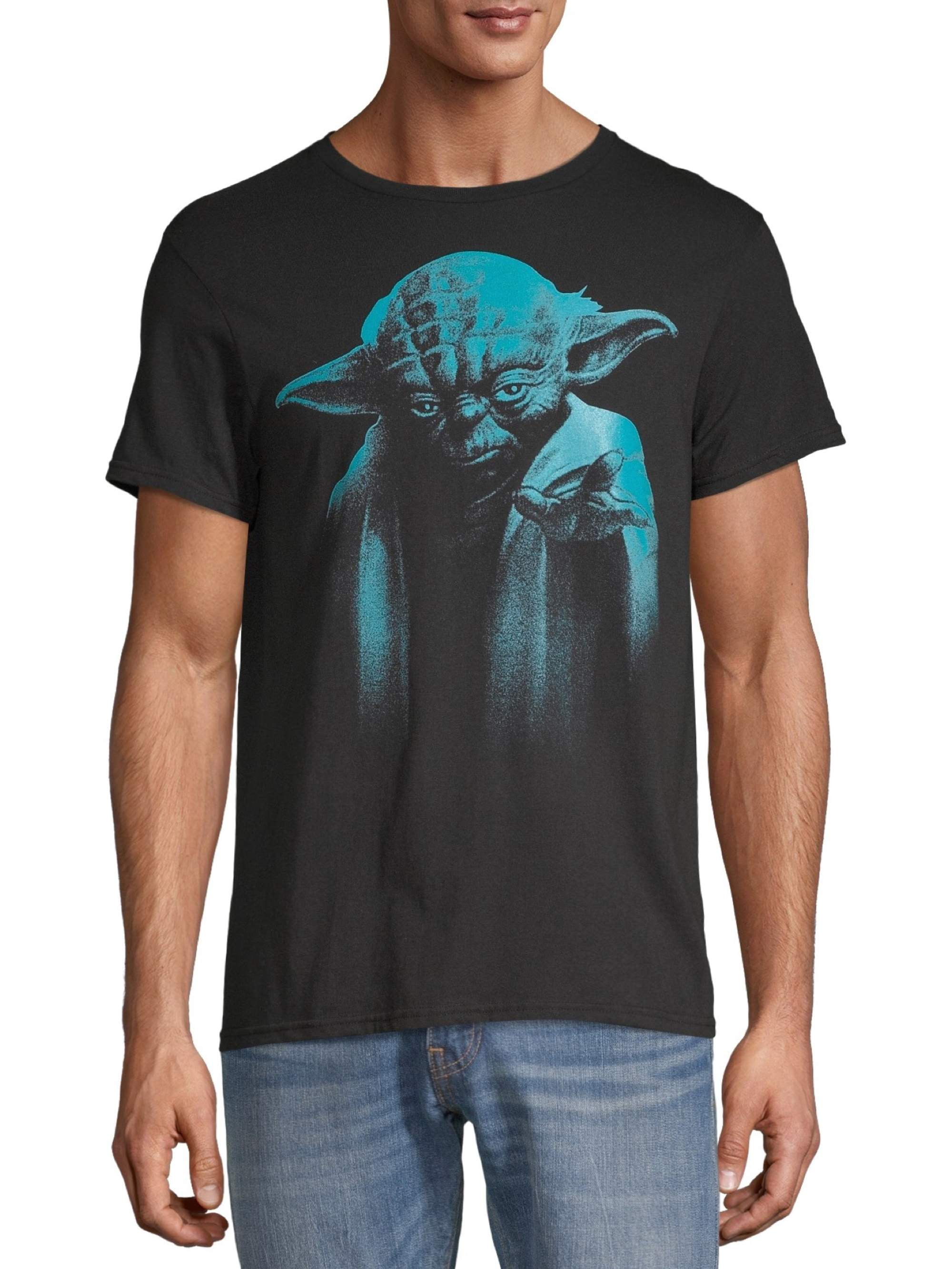 Star Wars Men s and Big Men s Ghost Yoda Graphic T Shirt Walmart