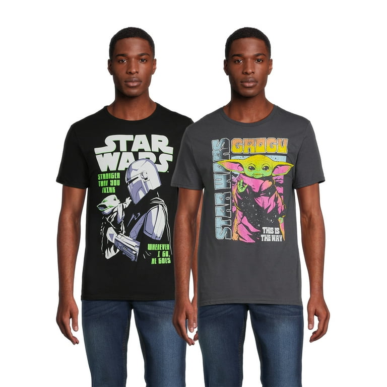 arabisk Immunitet Seaside Star Wars Men's and Big Men's Grogu Graphic T-Shirts, 2-Pack, Size S-5XL -  Walmart.com