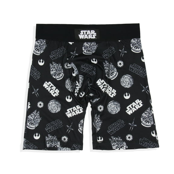 Star Wars Mens' Death Star Tag-Free Boxers Underwear Boxer Briefs