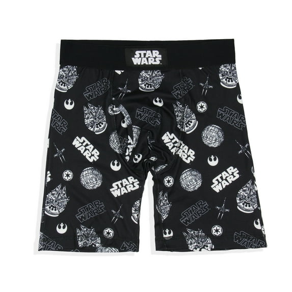 Star Wars Mens' Death Star Tag-Free Boxers Underwear Boxer Briefs