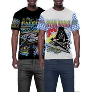 Star Wars, Mens Graphic Tee, Falcon Vader Race, 2-Pk, Sizes S-3XL
