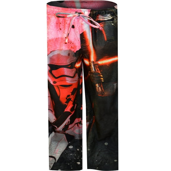 Star Wars Mens Kylo Ren Stormtrooper Flannel Sleep Pants Pajama Bottoms S