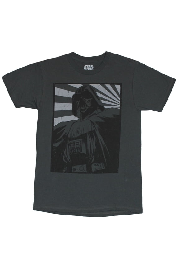 Mens T-Shirt - Darth Vader Rising Sun Poster Image (X-Large)