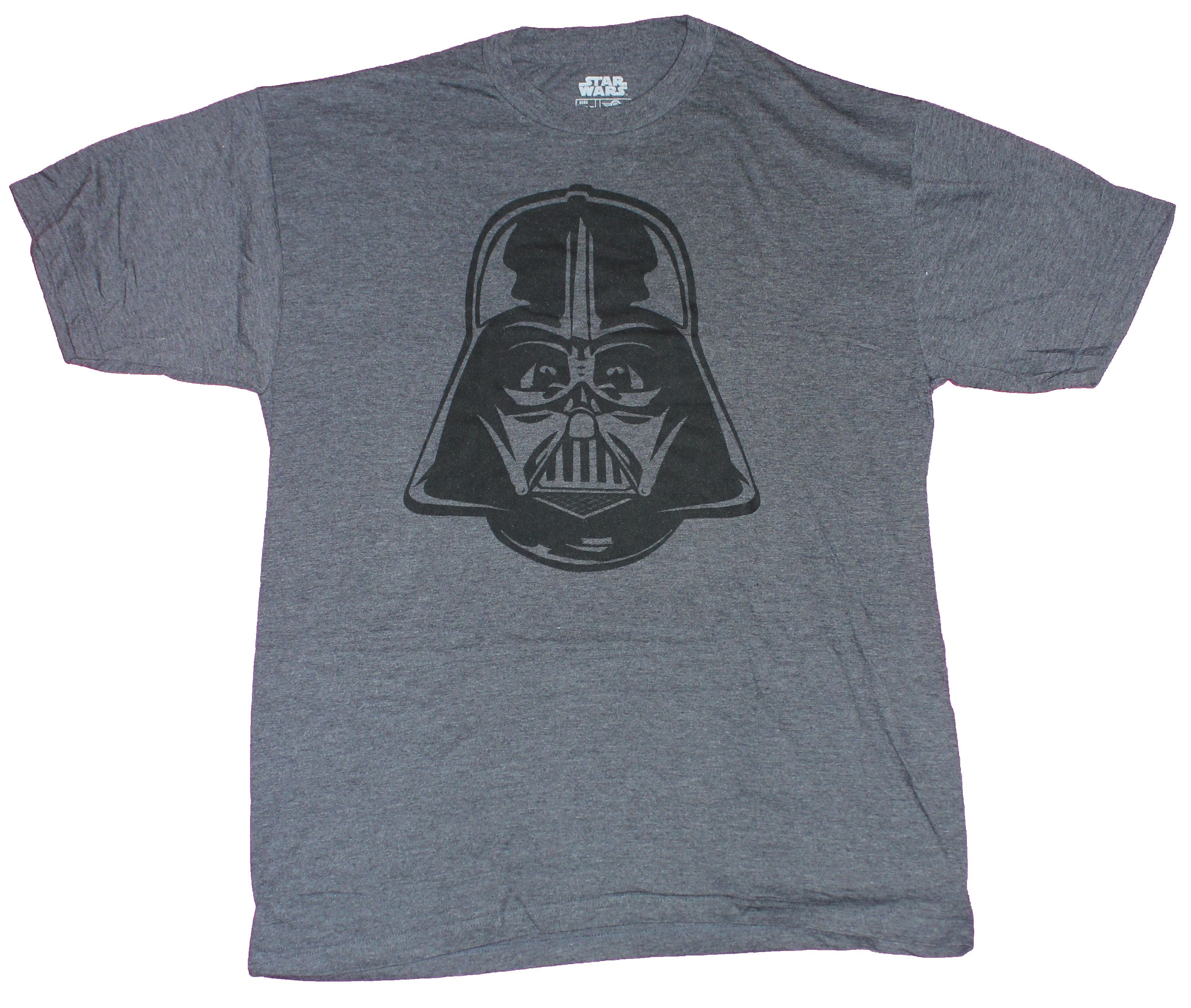 Star Wars Mens T-Shirt - Darth Vader Simple Face Stencil Star Wars Mens T-Shirt - Darth Vader Simple Face Stencil