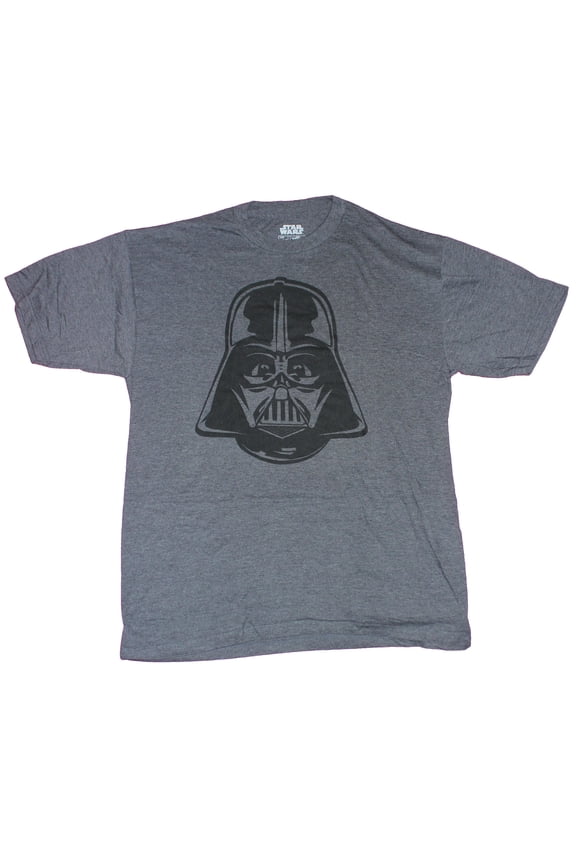 Star Wars  Mens  T-Shirt - Darth Vader Simple Face Stencil Design (3X-Large Tall)