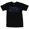 thumbnail image 1 of Star Wars Mens T-Shirt - Distressed Rebel Scum Alliance Blue Logo (Small), 1 of 1