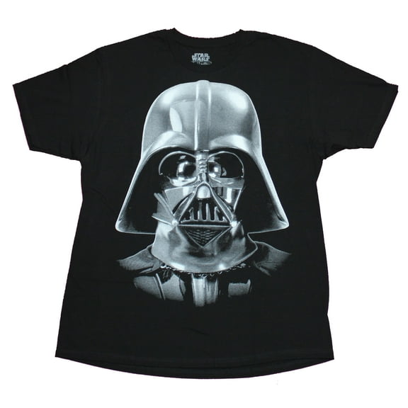 Star Wars Mens T-Shirt - Photorealistic Darth Vader Head (X-Large)