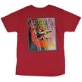 thumbnail image 1 of Star Wars Mens T-Shirt - X-Wings Flying Over Red Yellow Republic Image (2X-Large), 1 of 1
