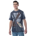 thumbnail image 1 of Star Wars Mens' The Mandalorian Mando Holding The Child Costume Shirt, 1 of 6