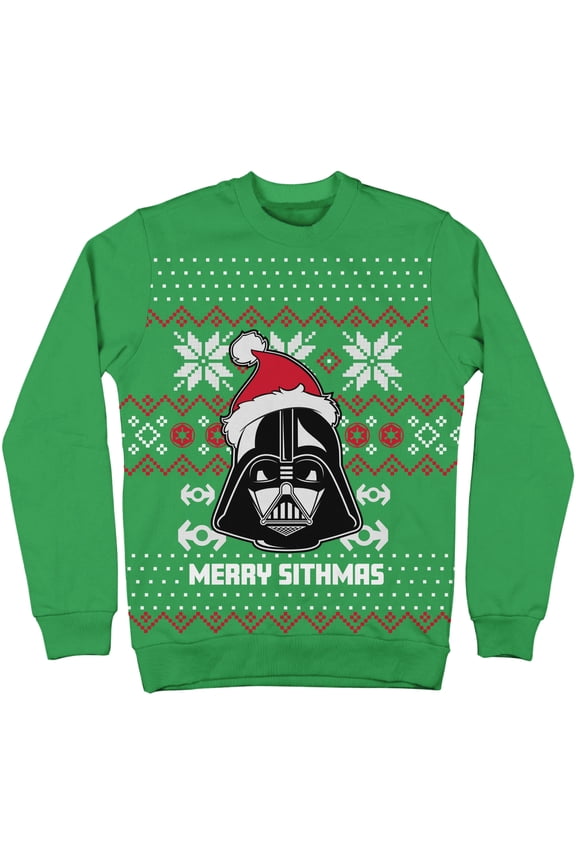 Star Wars Merry Sithmas Darth Vader Green Ugly Christmas Sweatshirt
