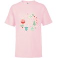 thumbnail image 1 of Star Wars Merry The Force Be With You - Short Sleeve T-Shirt for Kids - Customized-Soft Pink, 1 of 5