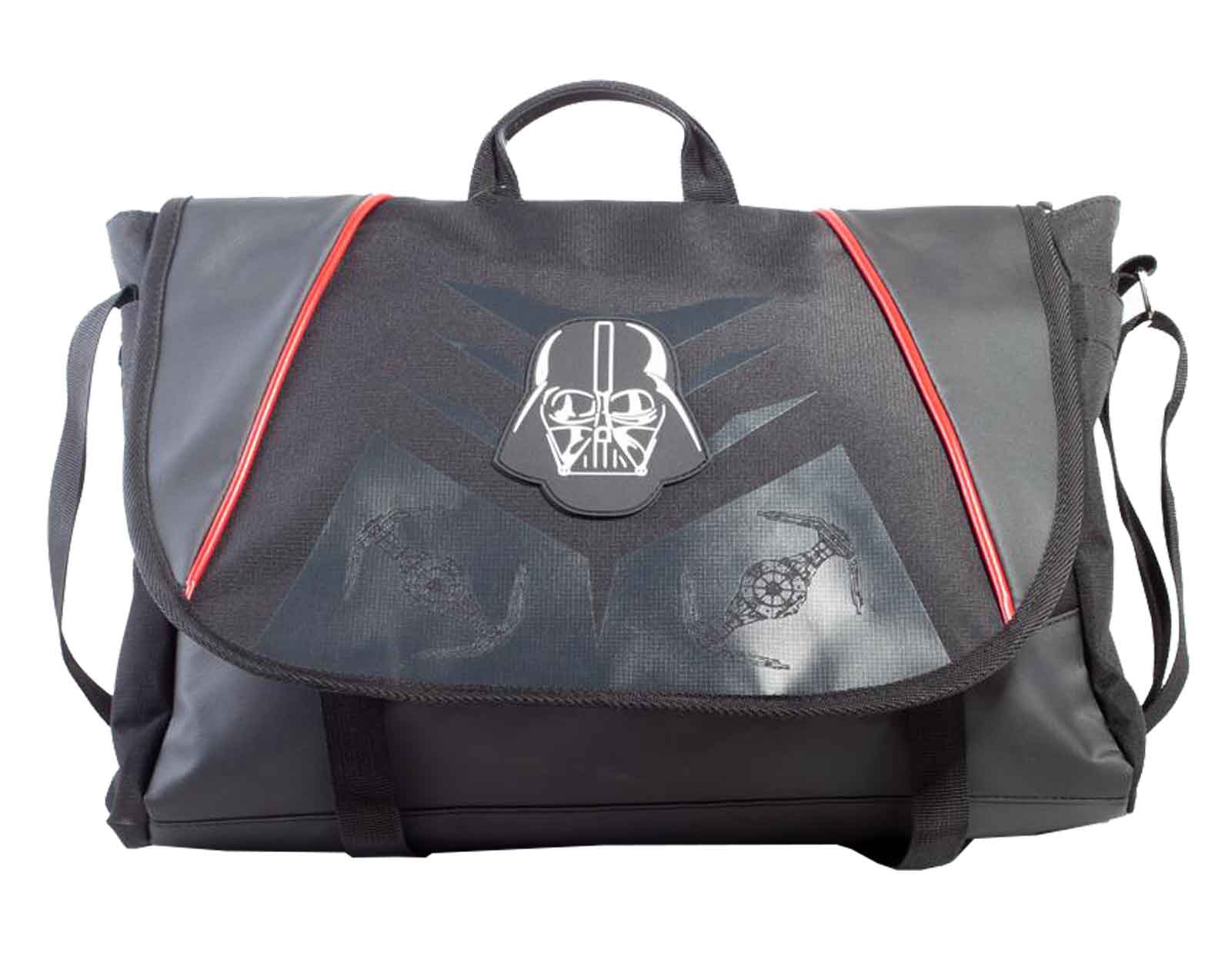 Star Wars Messenger Bag Classic Darth Vader Helmet Logo new Official Black