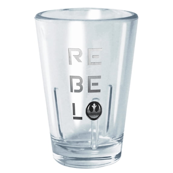 Star Wars Metallic Rebel Logo Tritan Shot Glass Clear 2 oz.