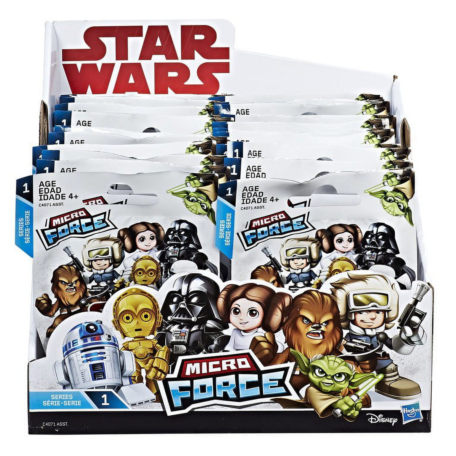 Star Wars Micro Force Series 1 Mystery Box 24 Packs Walmart