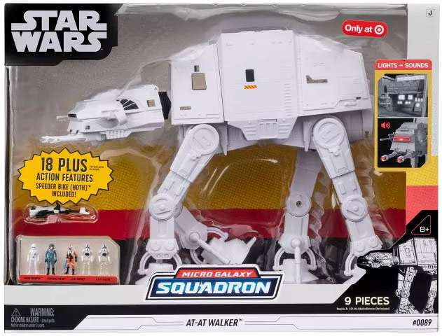 【絶版・未開封】STAR WARSスターウォーズ AT-ATウォーカー Star Wars Micro Galaxy Squadron AT-AT Walker Vehicle (Lights