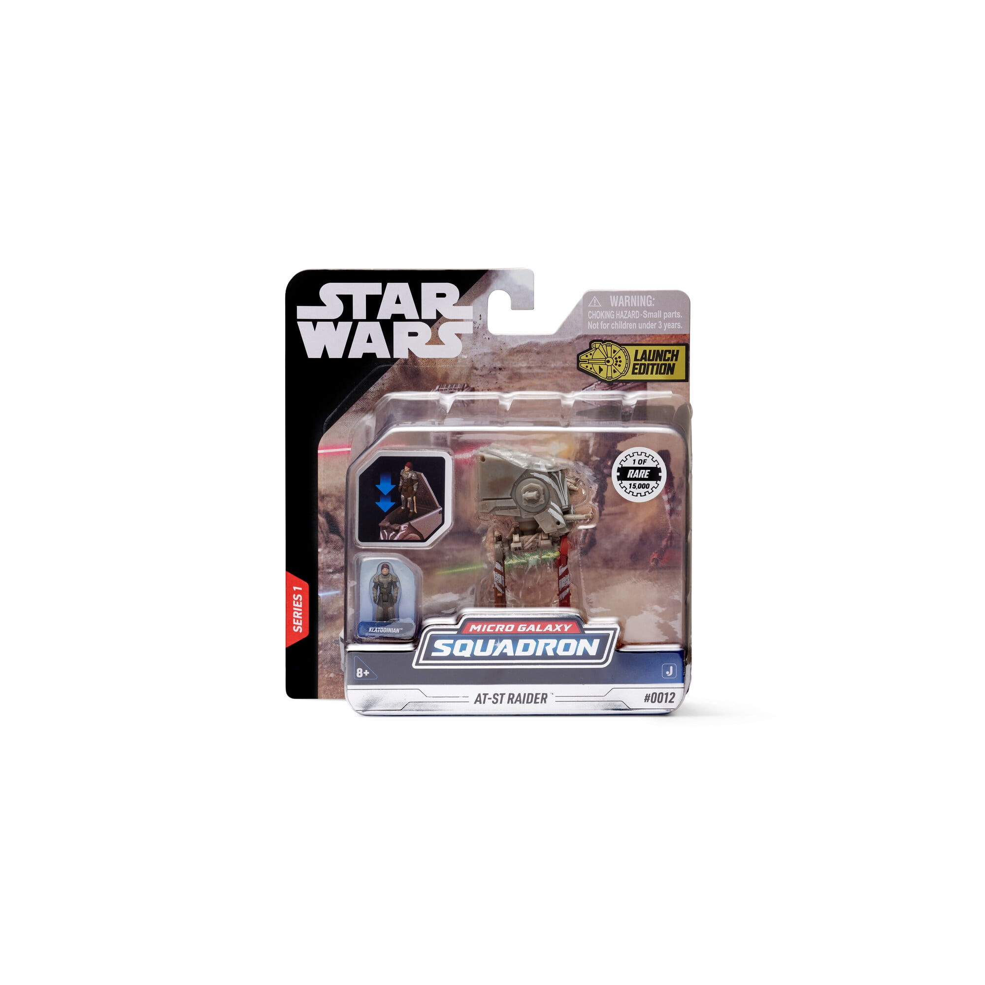 Star Wars Micro Galaxy Squadron AT-ST Raider - 3 inch Rare Light